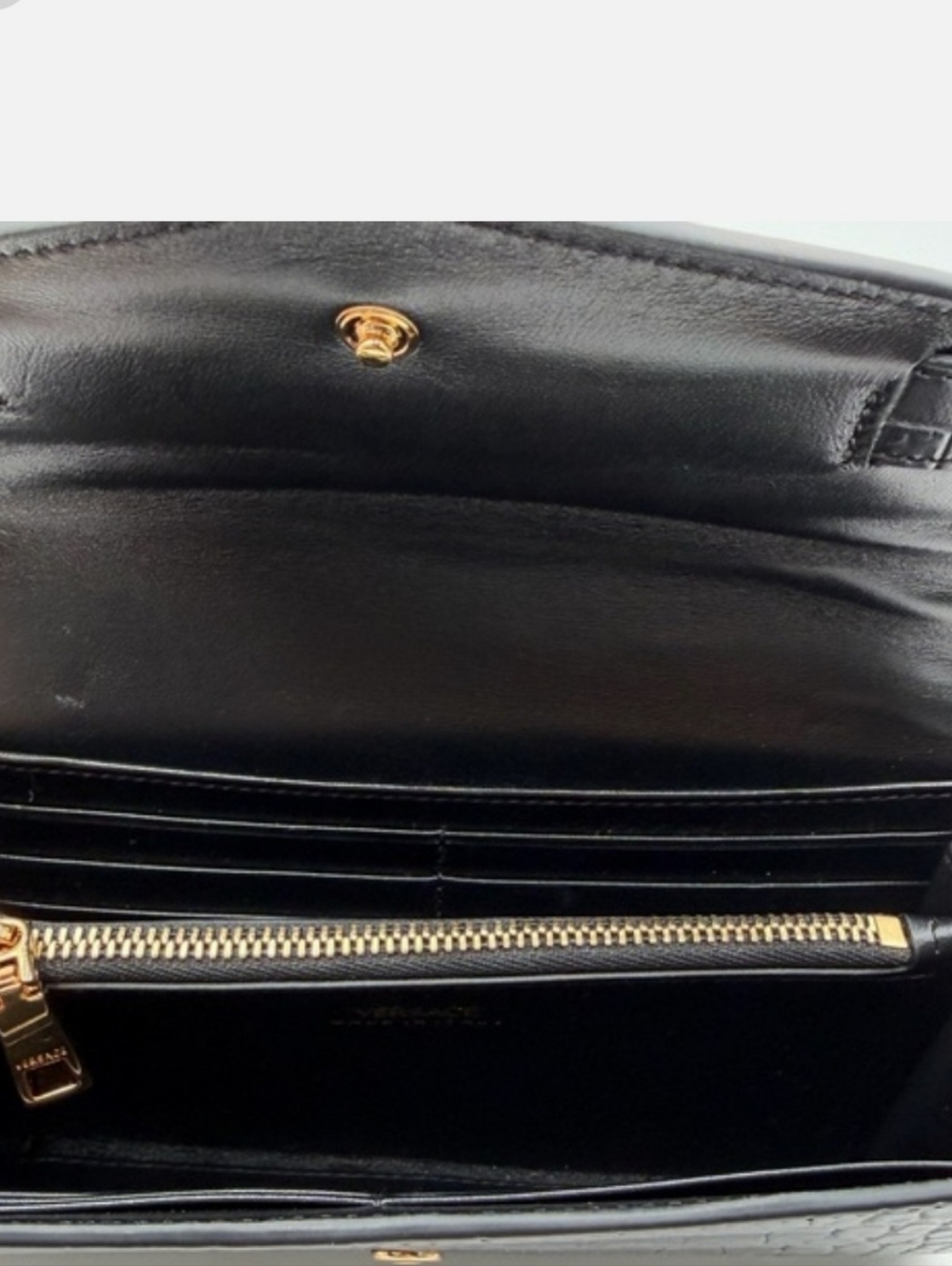 Versace Medusa Wallet, Authentic Exotic-Style, Gold - Picture 9 of 13